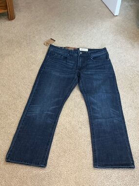 Slim Straight Men's Jeans in Dark Indigo